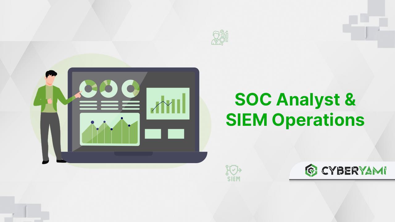 SOC Analyst & SIEM Operations — training course cover